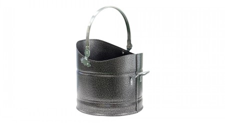 Fireside Accessory Bucket Pewter Large